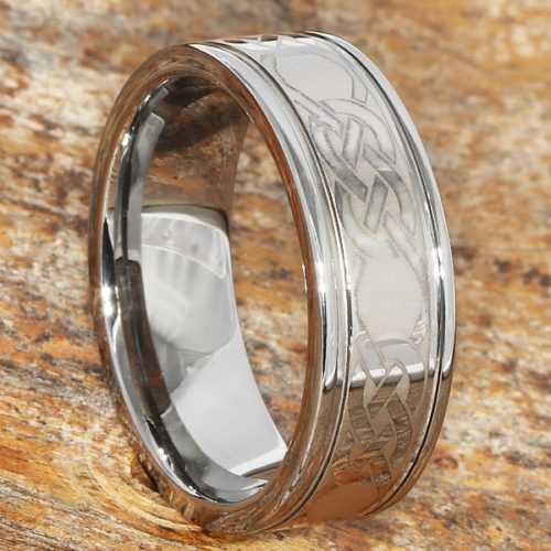 Calypso Love Knotwork Grooved Celtic Rings Calypso Love Knotwork Grooved Celtic Rings
