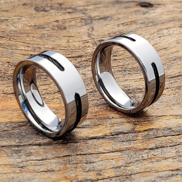 corvus-mens-black-cable-polished-inlay-rings