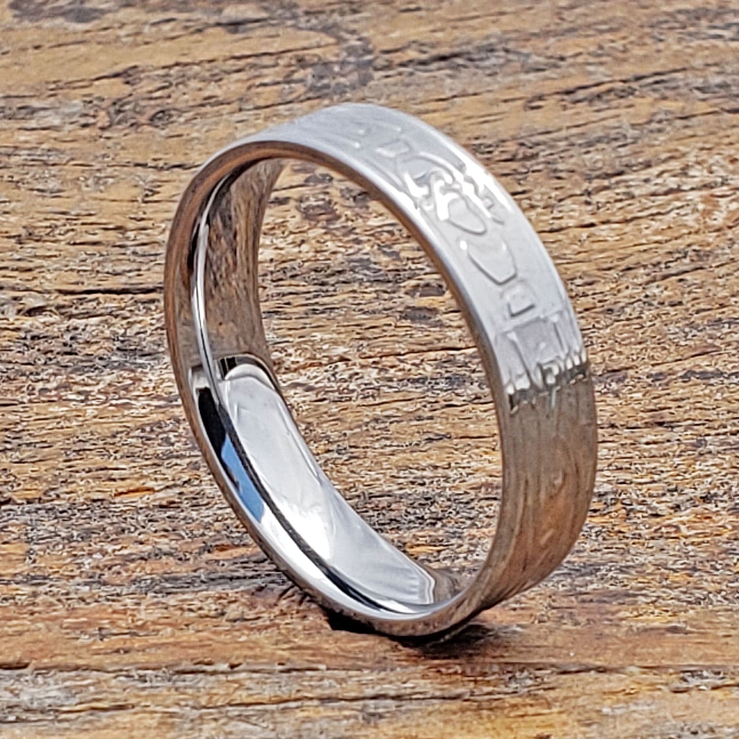 Sterling Silver Gents 5mm Polished Domed Band Ring