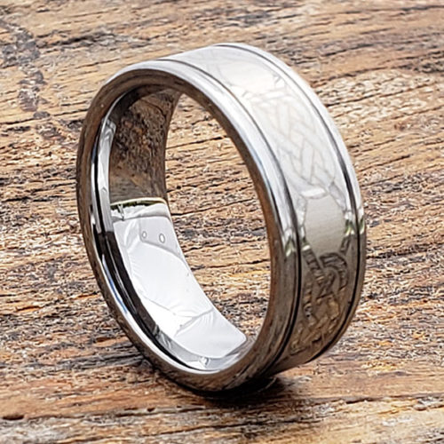 Calypso Love Knotwork Grooved Celtic Rings Calypso Love Knotwork Grooved Celtic Rings
