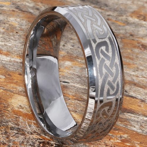 Medieval Irish Carbide Beveled Celtic Rings Medieval Irish Carbide Beveled Celtic Rings