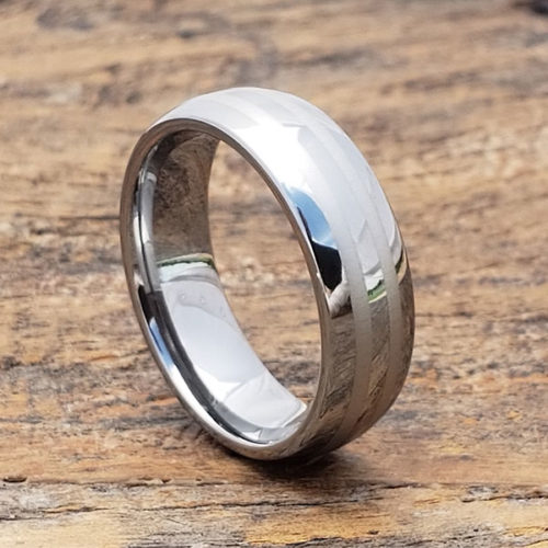 Ares Mens Parallel Inlay Rings Ares Mens Parallel Inlay Rings