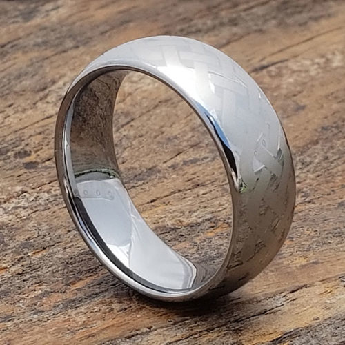 Octavian Rope Knot Silver Ultra Polished Celtic Rings Octavian Rope Knot Silver Ultra Polished Celtic Rings
