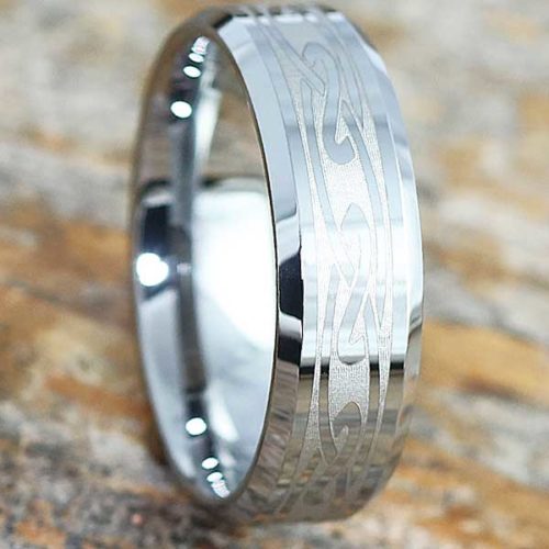 Oracle Eternity Knotwork Beveled Celtic Rings Oracle Eternity Knotwork Beveled Celtic Rings