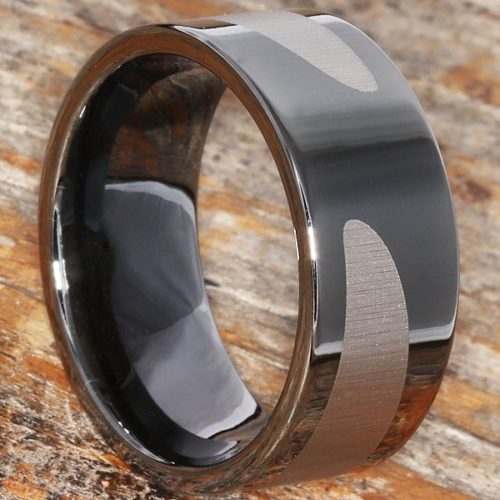Trojan Gunmetal Black Ice Unique Rings Trojan Gunmetal Black Ice Unique Rings