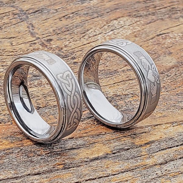 unique-celtic-brushed-claddagh-rings-8mm