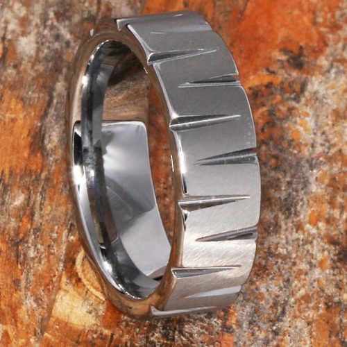 Unity Carved Brushed Unique Rings Unity Carved Brushed Unique Rings
