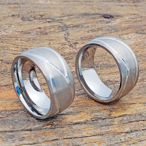 Caesar Brushed Mens Carved Rings Caesar Brushed Mens Carved Rings