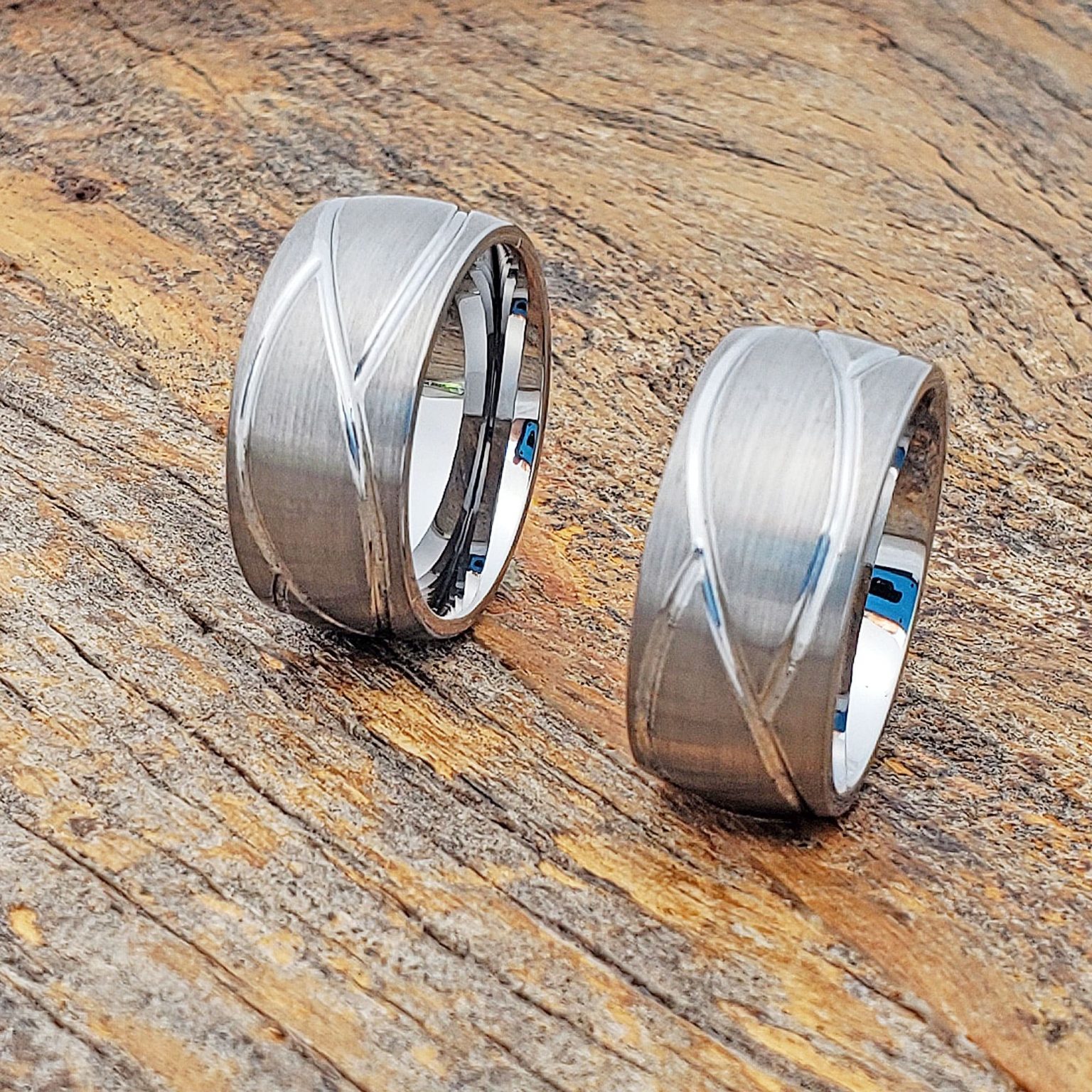 Caesar Men's Carved Rings - Beautiful | Brushed - Forever Metals