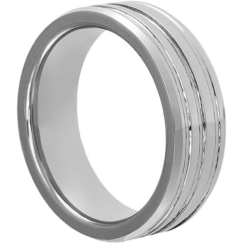 Chasm Mens Grooved Carved Rings Chasm Mens Grooved Carved Rings