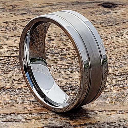 Serpico Classic Matte Tungsten Wedding Bands Serpico Classic Matte Tungsten Wedding Bands