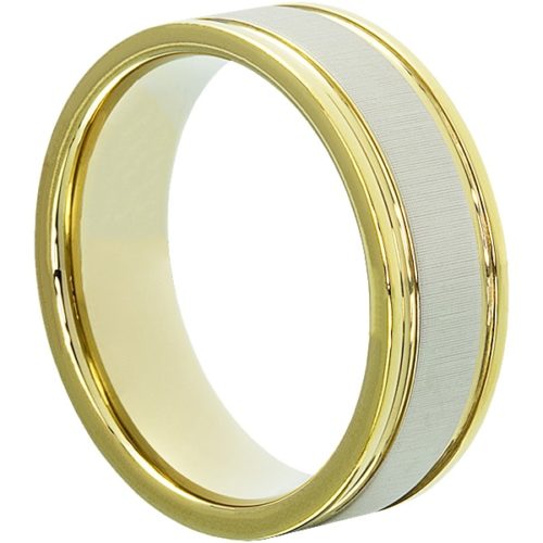 Dagda Laser Engraved Gold Tungsten Rings Dagda Laser Engraved Gold Tungsten Rings
