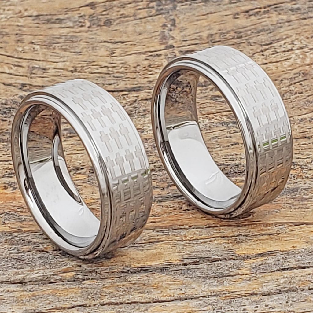 Divinity Cross Rings Devoted Committed Forever Metals