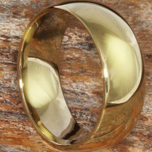 Eclipse Polished Gold Tungsten Rings Eclipse Polished Gold Tungsten Rings