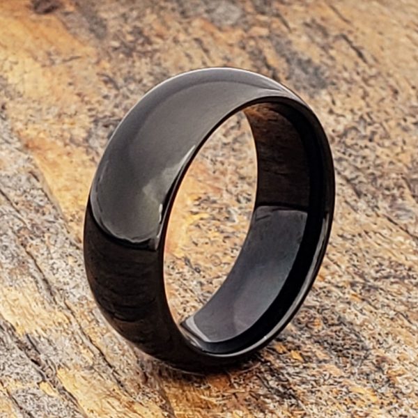 eclipse-polished-dome-8mm-black-tungsten-rings