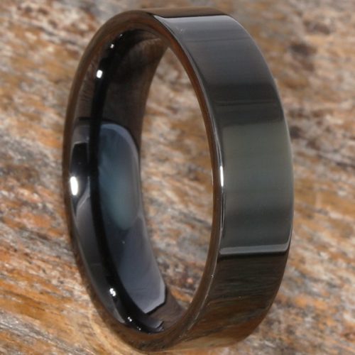 Europa Light Black Grey Tungsten Rings Europa Light Black Grey Tungsten Rings
