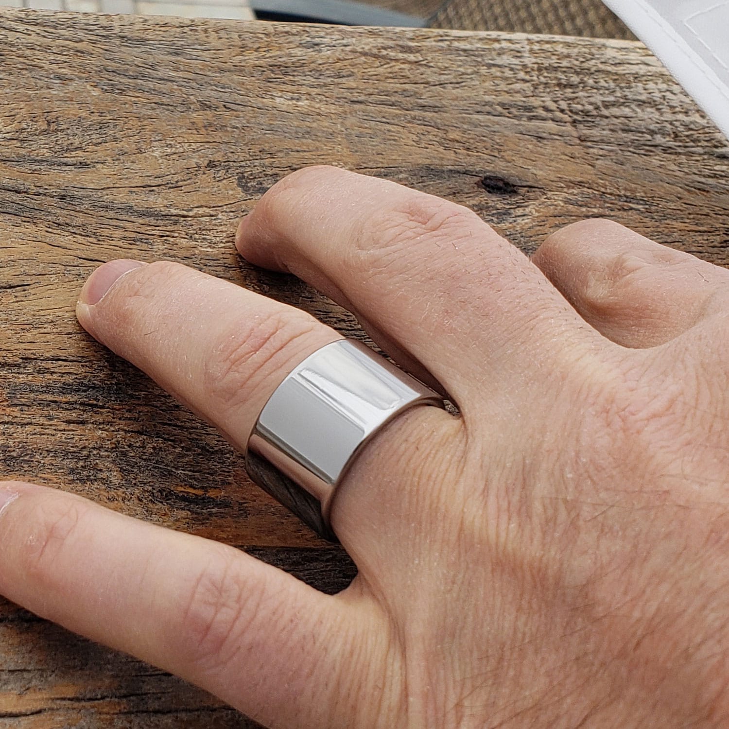 Sterling Silver Man Statement Ring, Men Ring With Stone, Blue Stone Ring,  Men Silver Ring, Wide Men Ring, Men's Wide Ring, Men's Gem Ring - Etsy