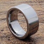 Mens pipe cut wedding bands deals