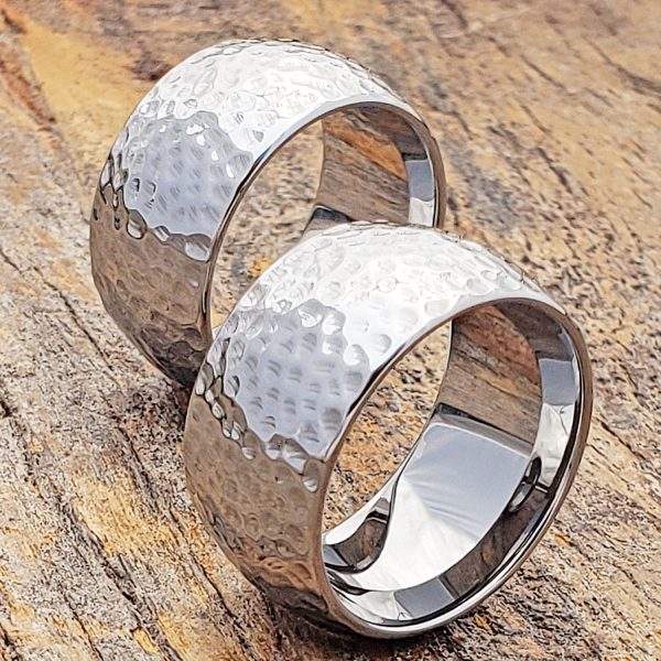 hammered-statement-rings