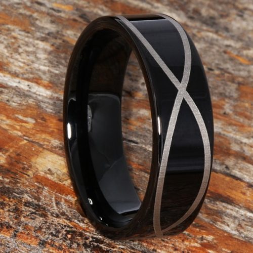 Krypton Black Promise Infinity Rings Krypton Black Promise Infinity Rings