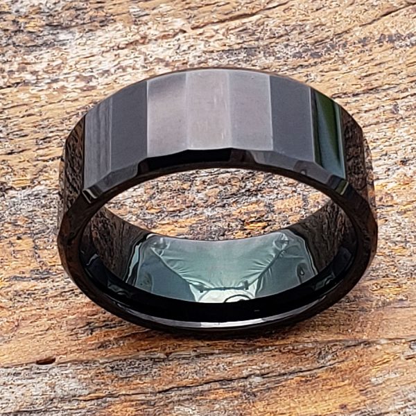 oblong-mens-black-facet-tungsten-ring
