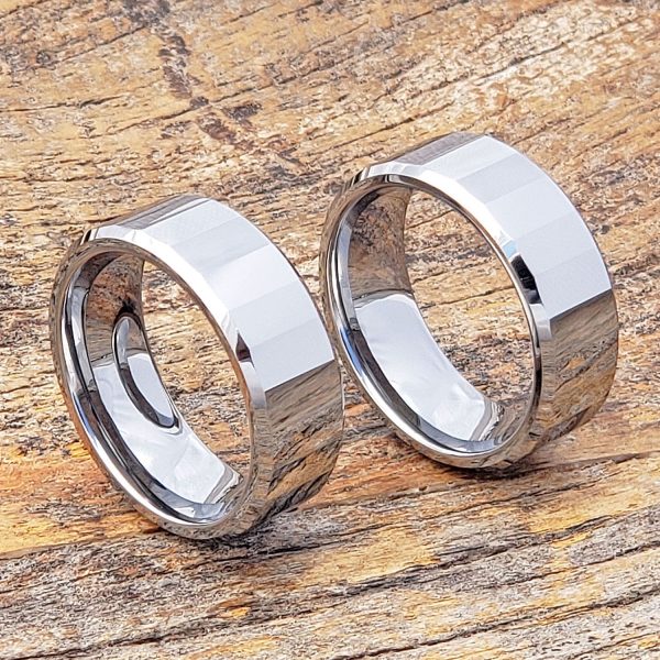 oblong-rectangular-faceted-tungsten-rings