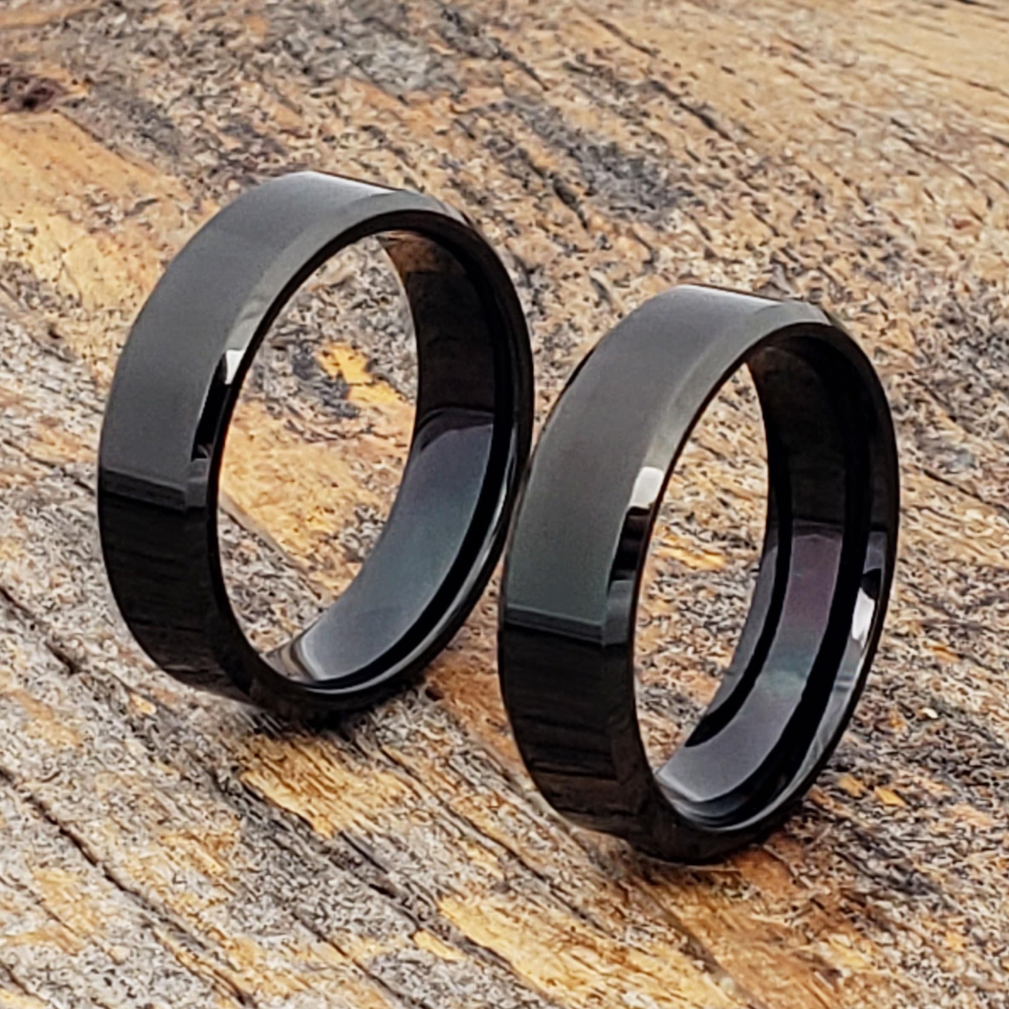 Elegant Silicone Ring Women - Black Magic - Maui Rings