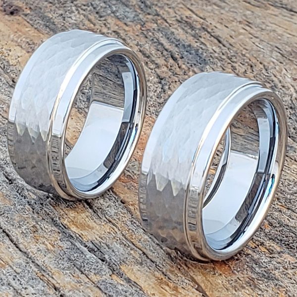 pantheon-hammered-white-tungsten-rings