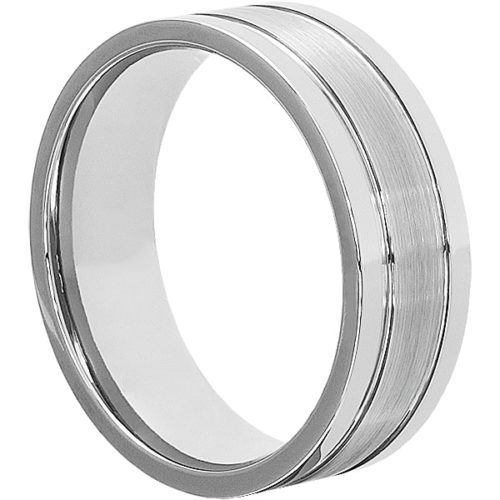 Serpico Classic Matte Tungsten Wedding Bands Serpico Classic Matte Tungsten Wedding Bands