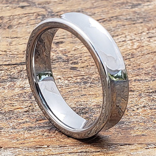 Valley Concaved Womens Tungsten Rings Valley Concaved Womens Tungsten Rings