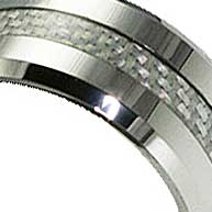 white carbon fiber inlay
